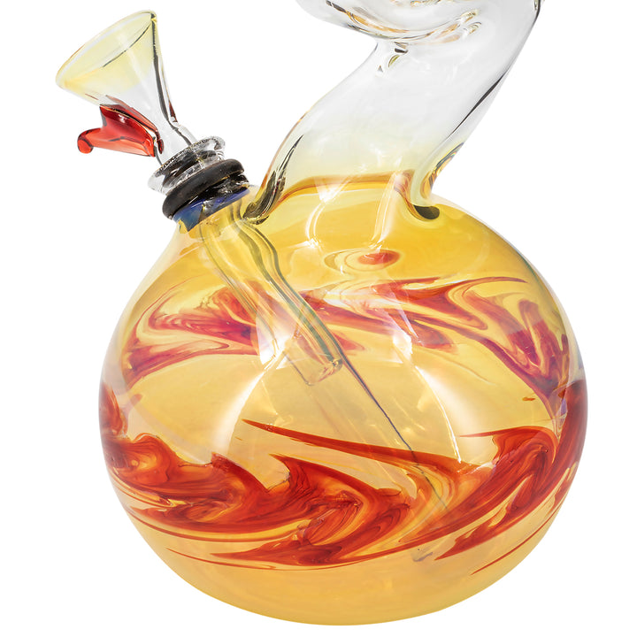 LA Pipes "Switchback" Bubble Base Bong - Headshop.com