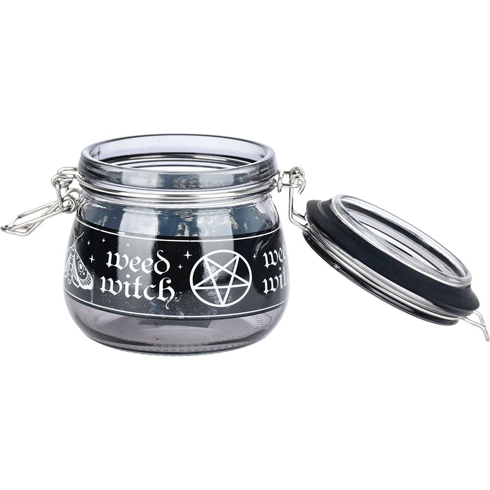 Dank Tank Witch Weed Glass Storage Jar - 4" x 4.25" - Headshop.com