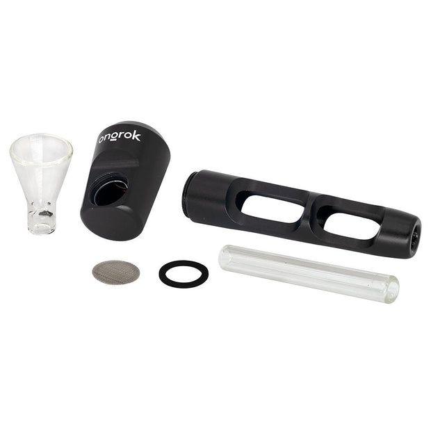 ONGROK Aluminum & Glass Spoon Pipe | 4.25"