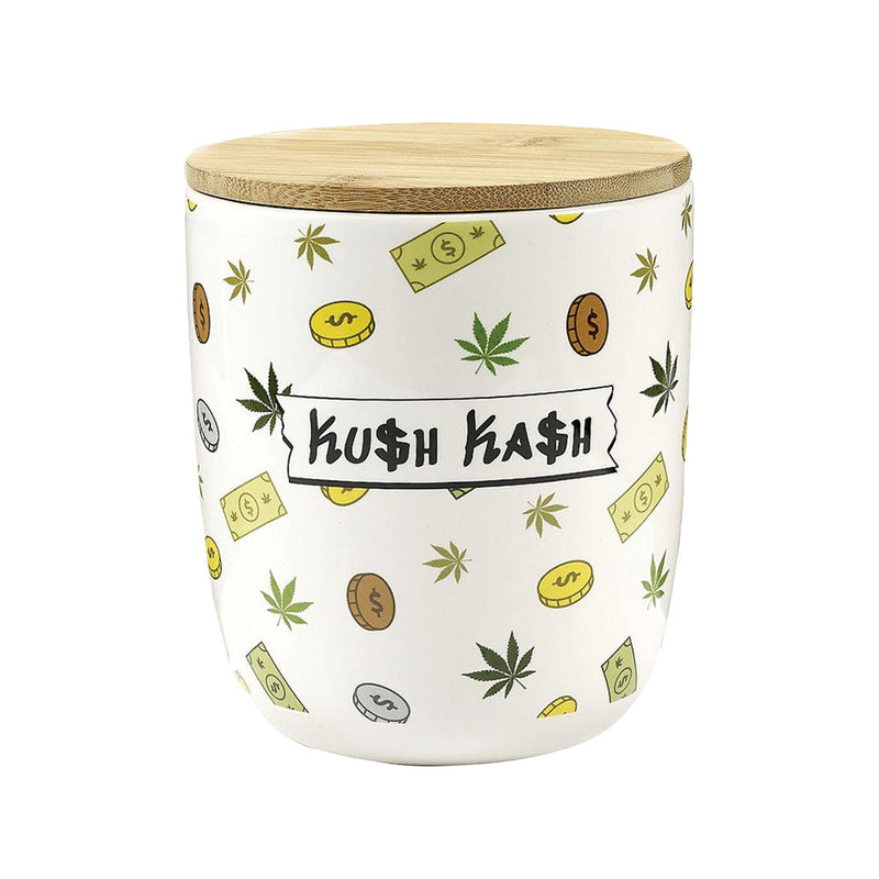 Kush Kash Ceramic Stash Jar - 32oz - Headshop.com