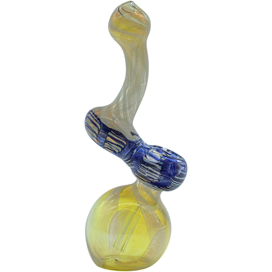 LA Pipes "Rake Bubb" Fumed Sherlock Bubbler Pipe (Various Colors) - Headshop.com