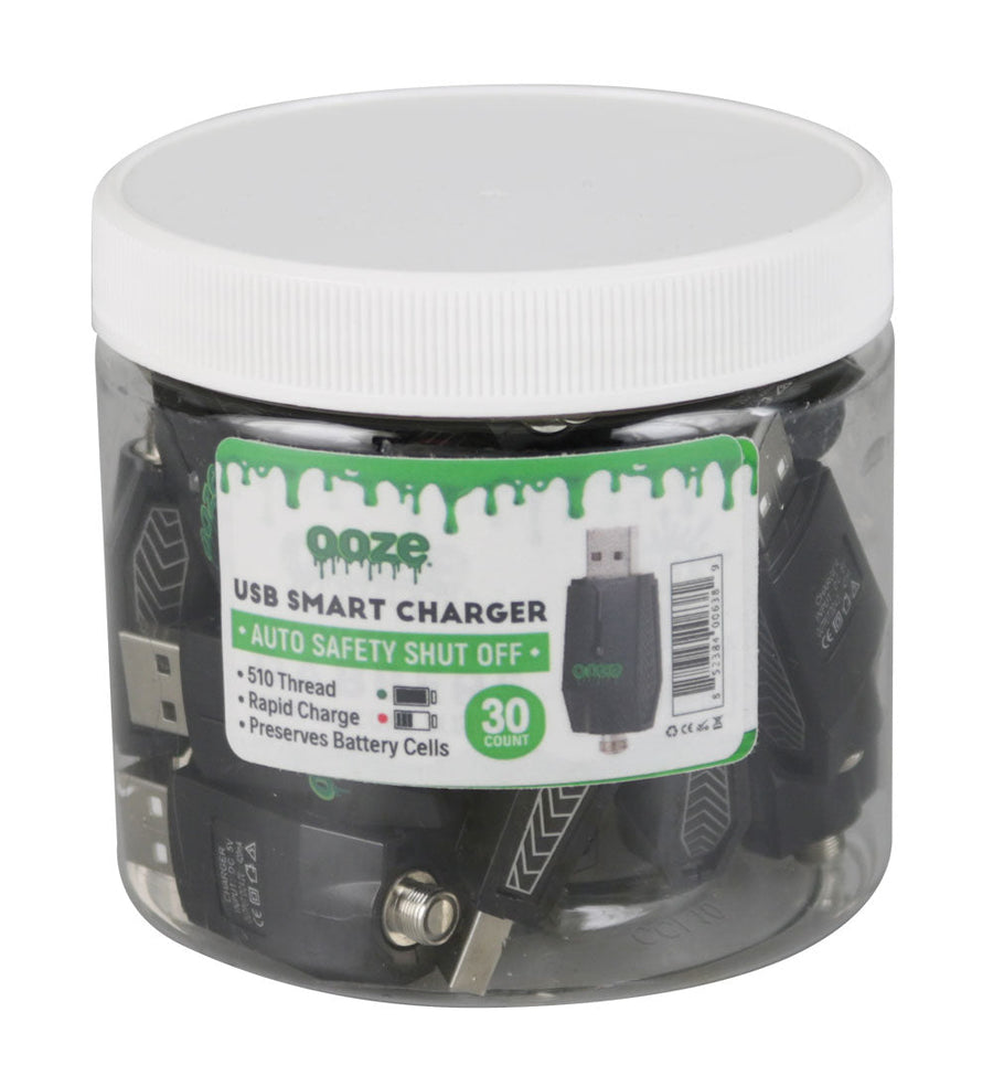 Ooze USB Chargers - 510 Threading - 30PC DISPLAY - Headshop.com