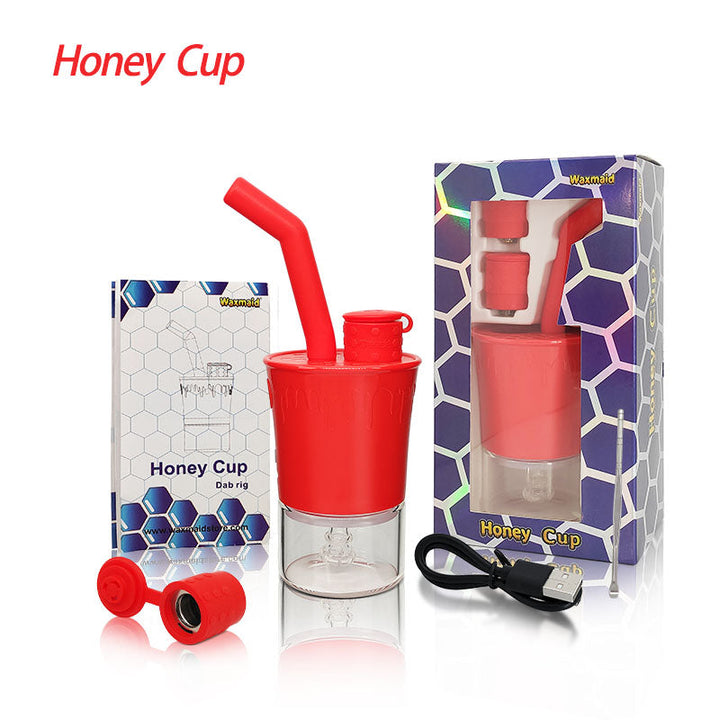Waxmaid 6.9" HoneyCup E-Rig - Headshop.com