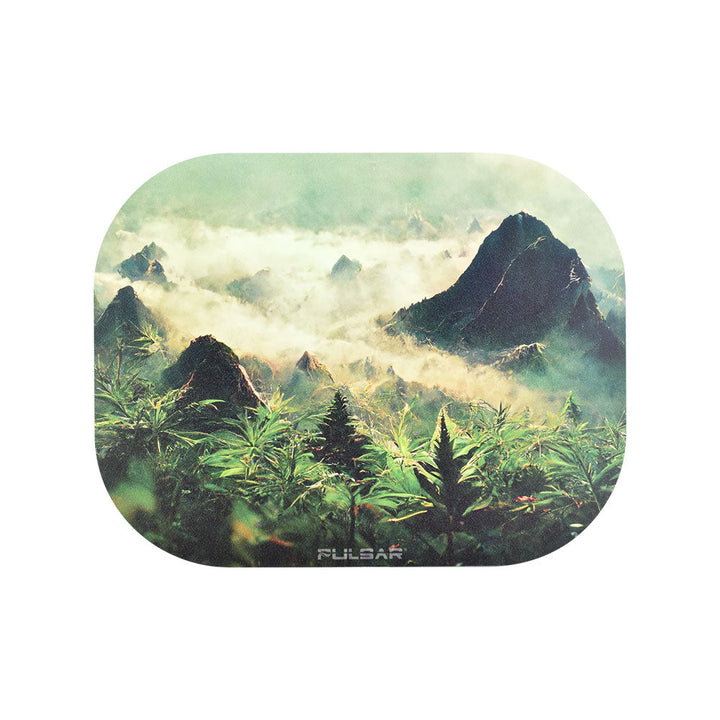 Pulsar Mini Metal Rolling Tray w/ Lid - Sacred Valley / 7"x5.5" - Headshop.com