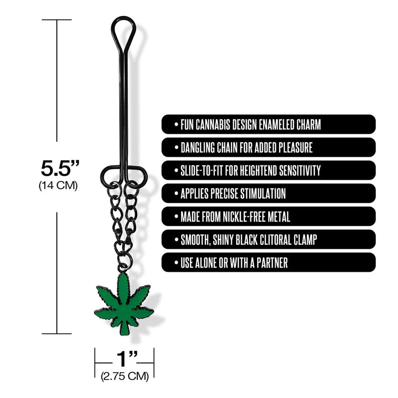 Stoner Vibes Chronic Collection Clitoral Clamp with Chain - Headshop.com