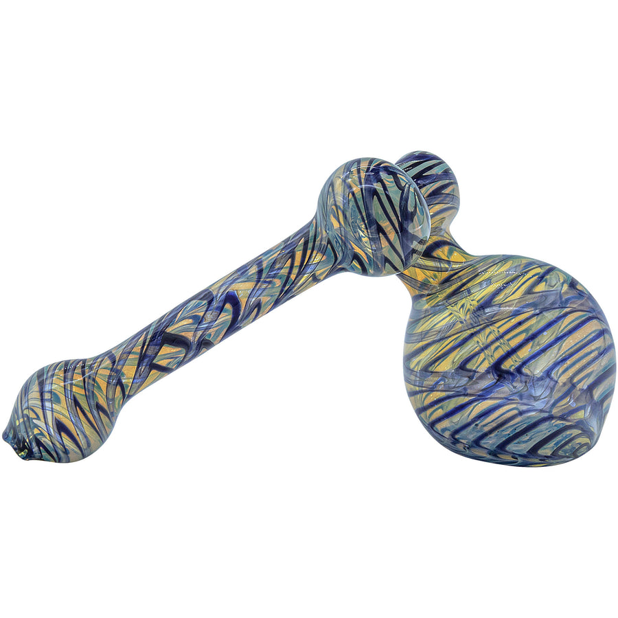 LA Pipes "Colored Sidecar" Fumed Sidecar Bubbler Pipe (Various Colors) - Headshop.com