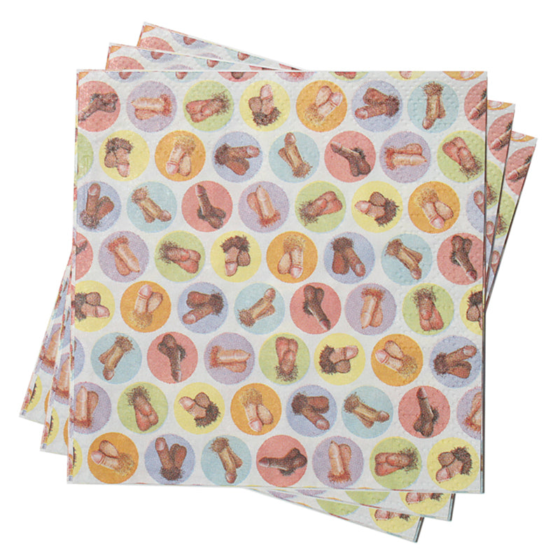 Candyprints Dirty Napkins: Penis Napkins - Headshop.com
