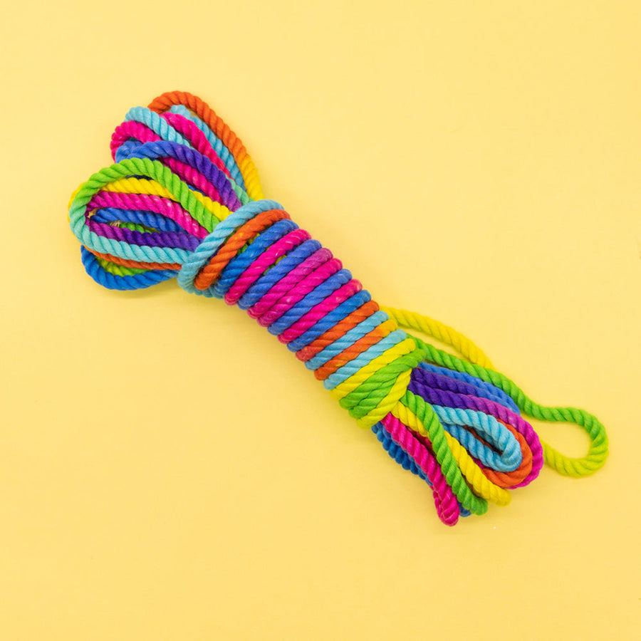 Emojibator Unicorn Rainbow Bondage Rope 26.25 ft. - Headshop.com
