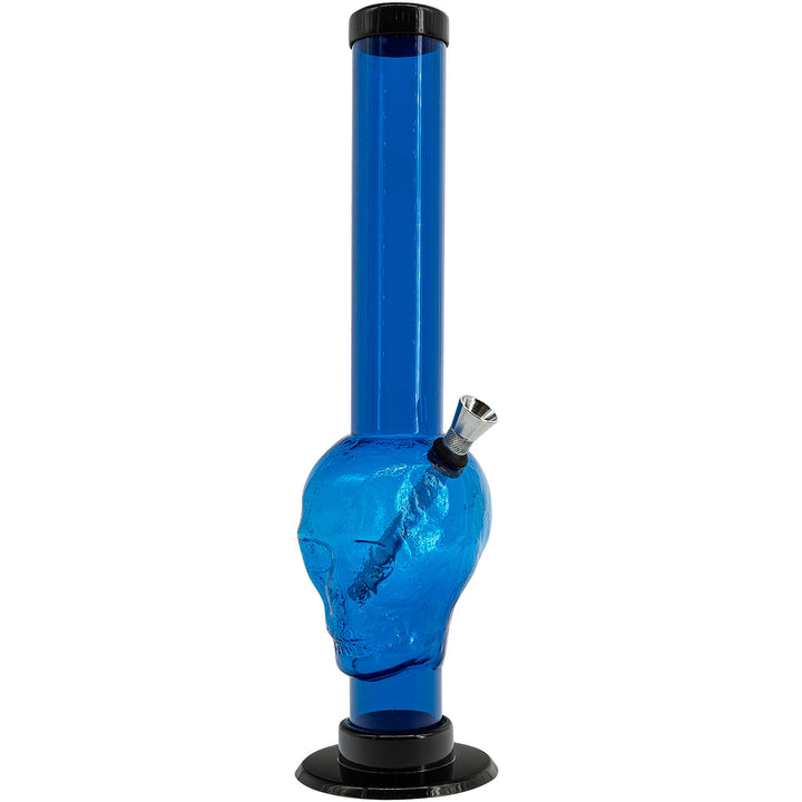 Acrylic Skull Bong9-12" - Multiple Colors