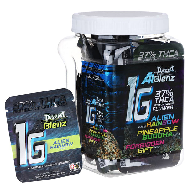 30CT JAR - Dazed Ai Blenz THCA Flower - 1g / Assorted Strains