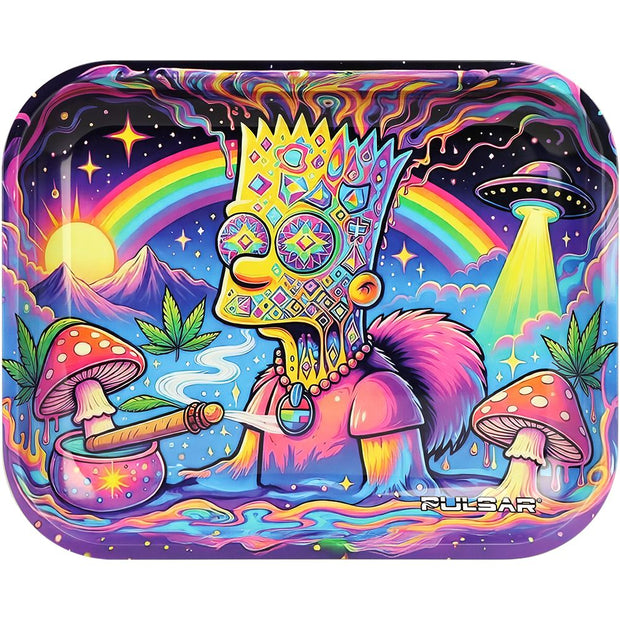 Pulsar Metal Rolling Tray - Bent Bartholomew / 13"x 11"