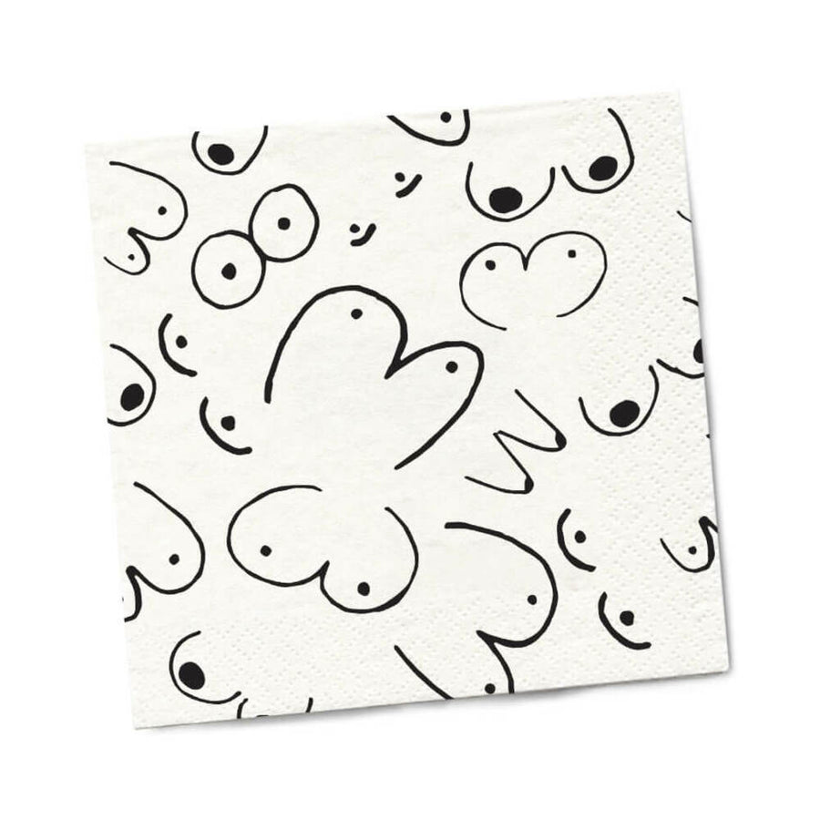 Twisted Wares Boobs Napkins 20-Pack - Headshop.com
