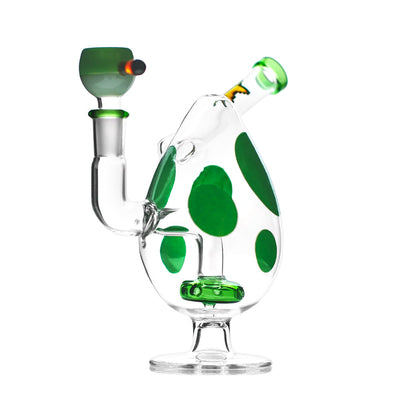Hemper Spotted Egg Water Pipe - 6" / 14mm F - Headshop.com