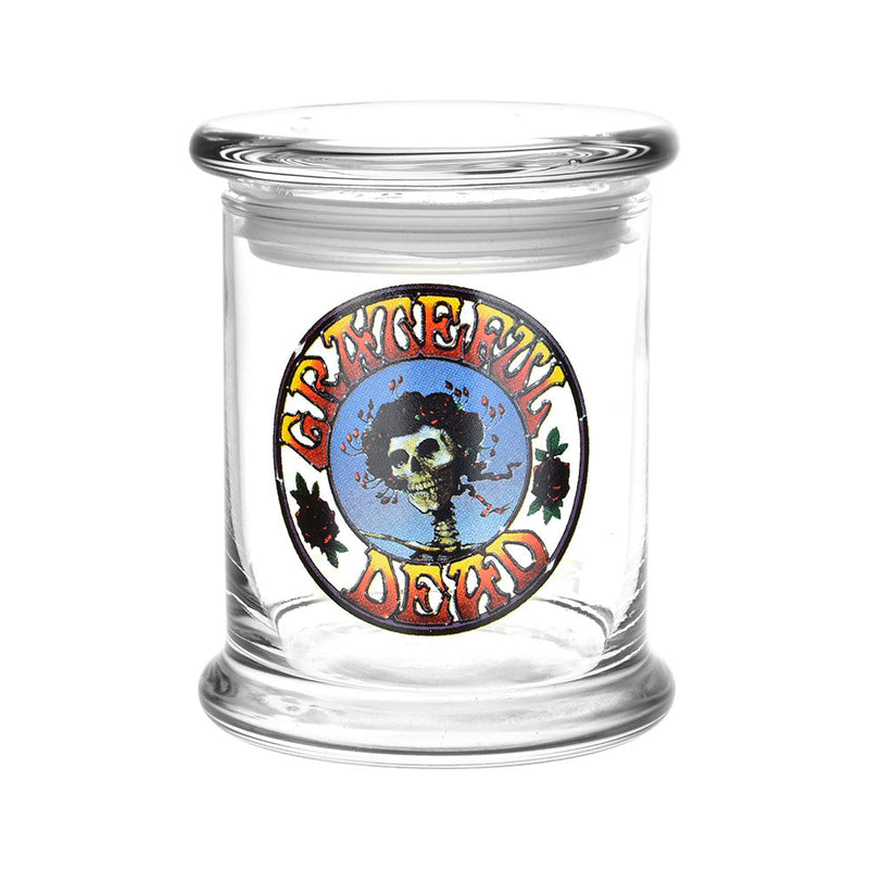 Grateful Dead x Pulsar Pop Top Jar - Skull and Roses Circle / 1/2oz - Headshop.com