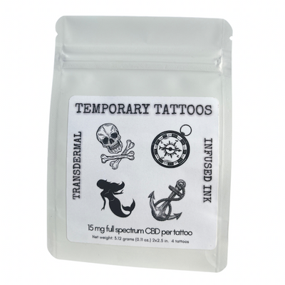 CBD temporary tattoos - The Sailor Collection - Headshop.com
