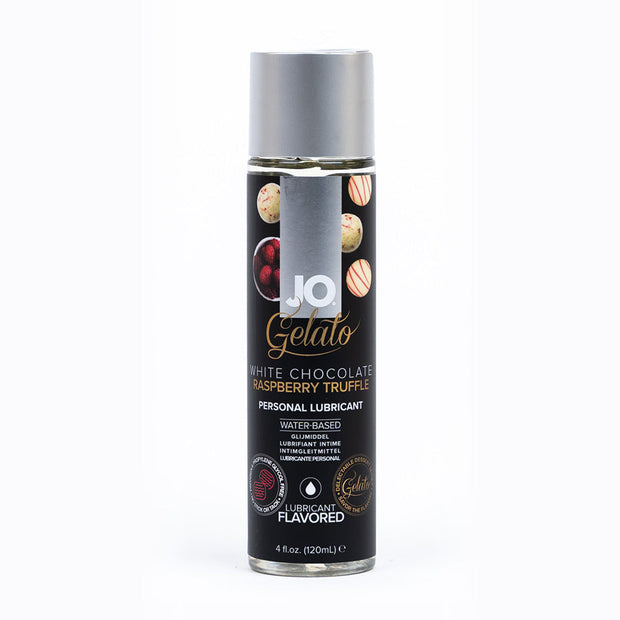 JO Gelato White Chocolate Rasberry Truffle Water-Based Lubricant 4 oz. - Headshop.com