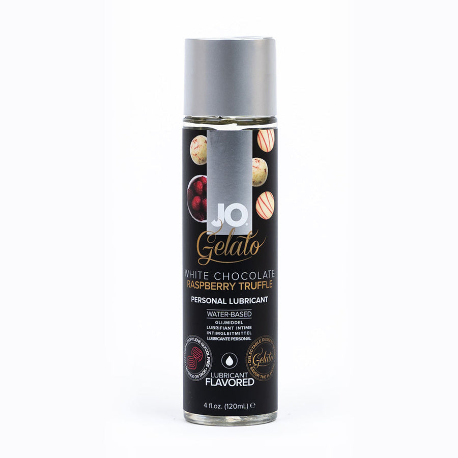 JO Gelato White Chocolate Rasberry Truffle Water-Based Lubricant 4 oz. - Headshop.com