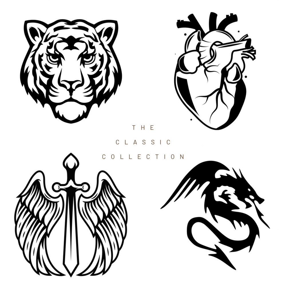 CBD temporary tattoos - The Classic Collection - Headshop.com