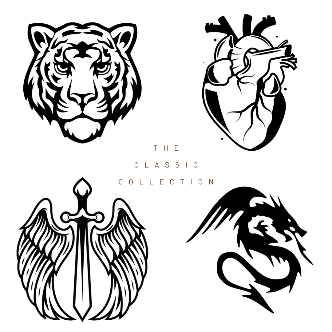 CBD temporary tattoos - The Classic Collection - Headshop.com
