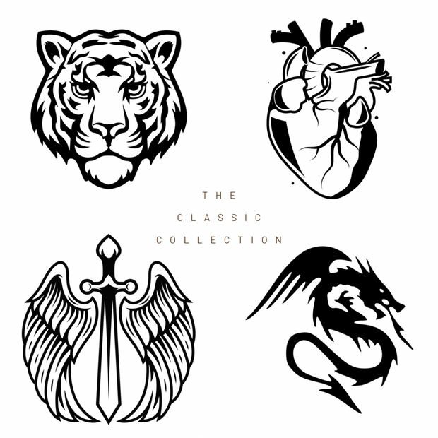 CBD temporary tattoos - The Classic Collection - Headshop.com