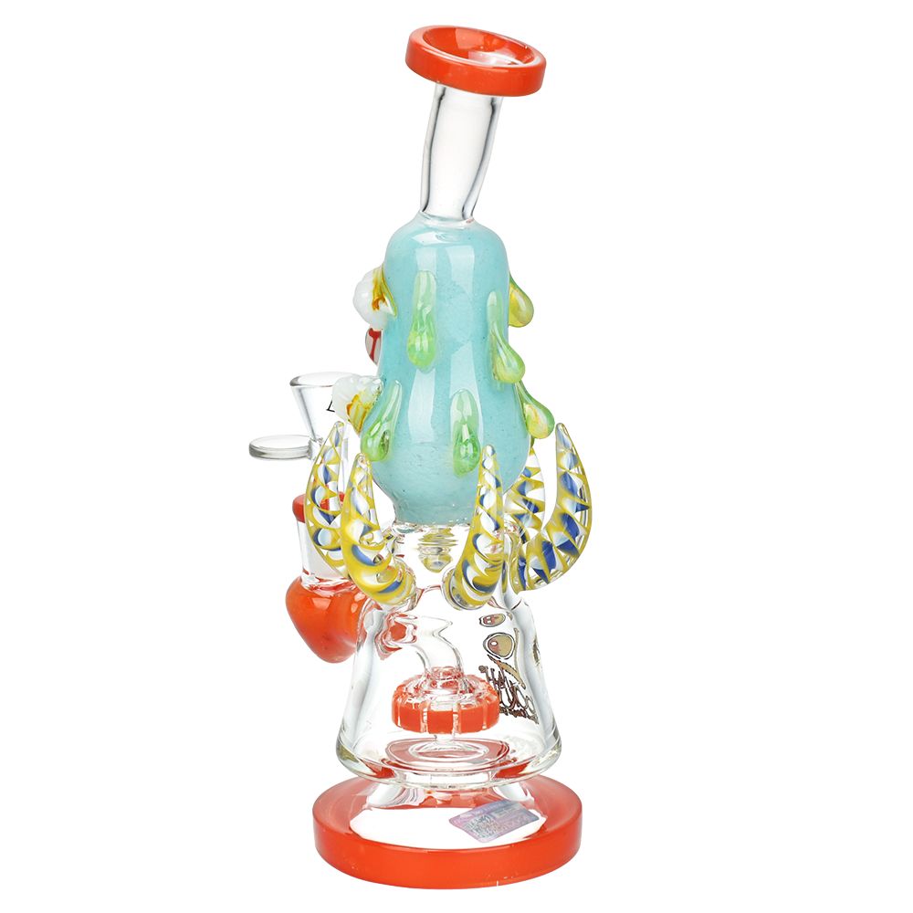 Lookah Glass Evil Eye Water Pipe - 9.75" / 14mm F - Headshop.com