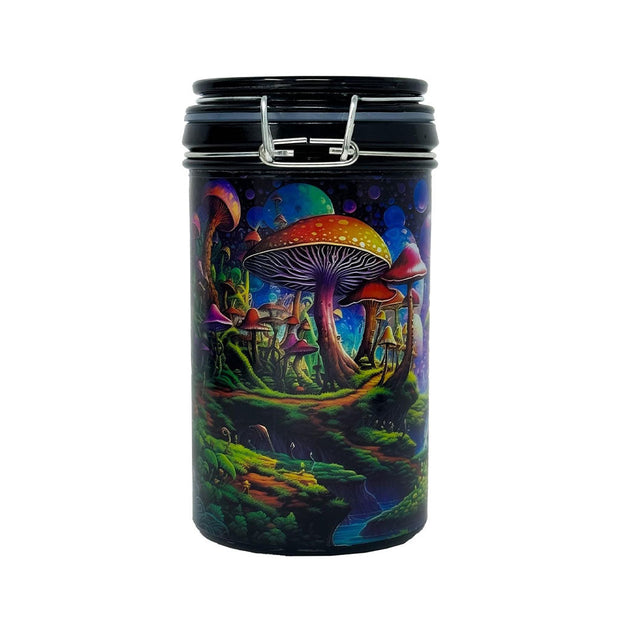 TRIPPY MUSHROOM STORAGE JAR