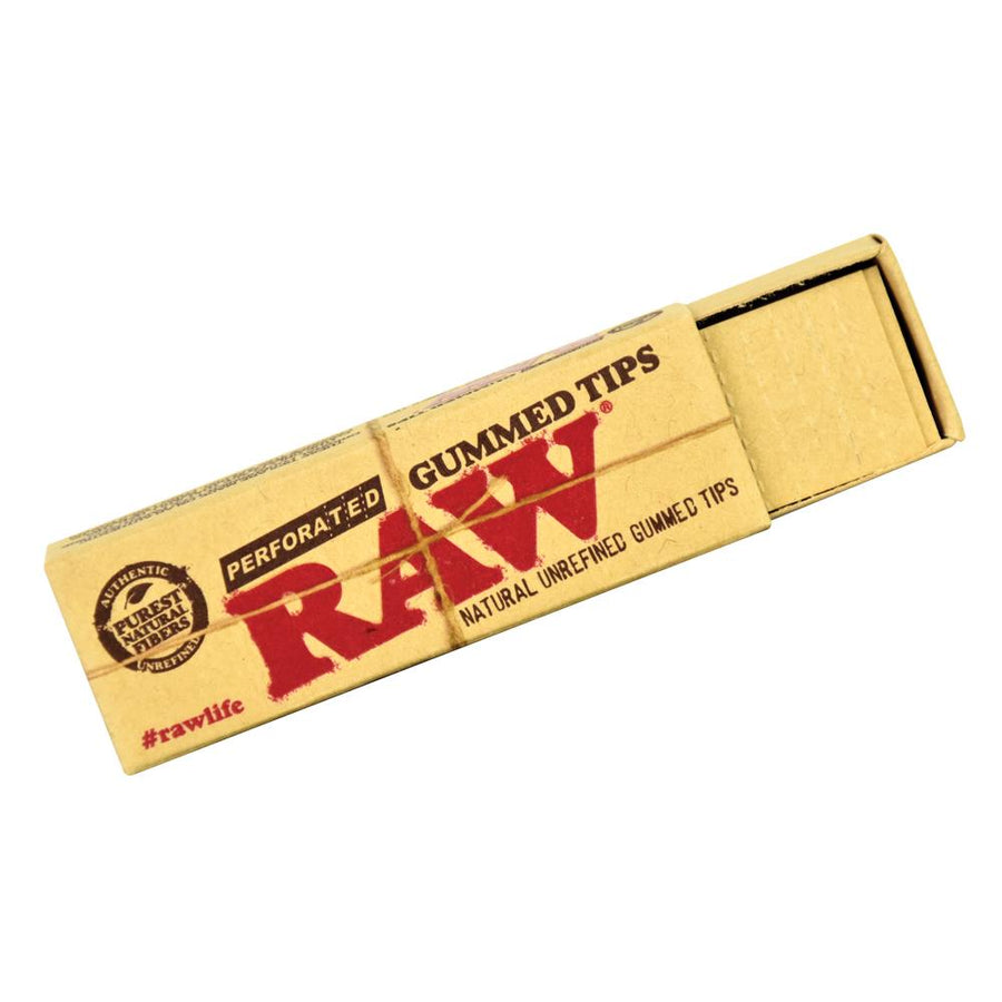 RAW Natural Perforated Gummed Tips - Headshop.com