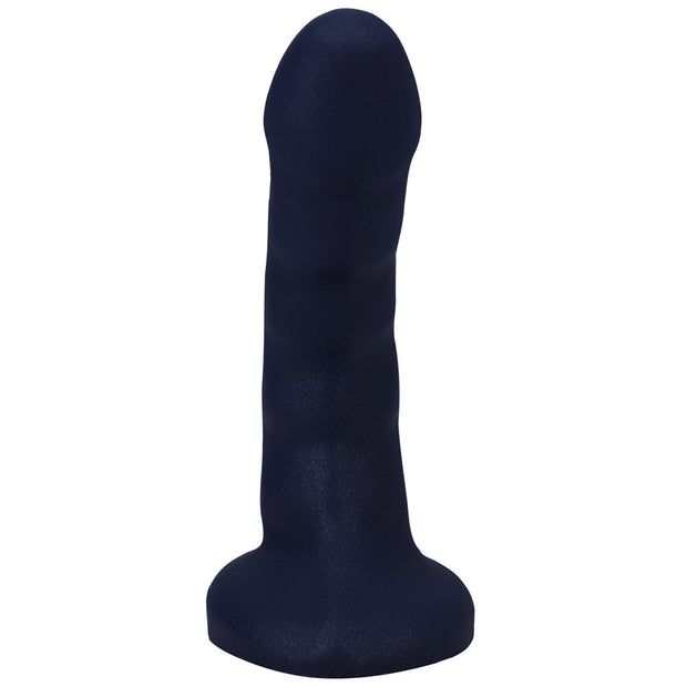 Tantus Curve 6.5 in. Dildo Medium-Firm Sapphire - Headshop.com