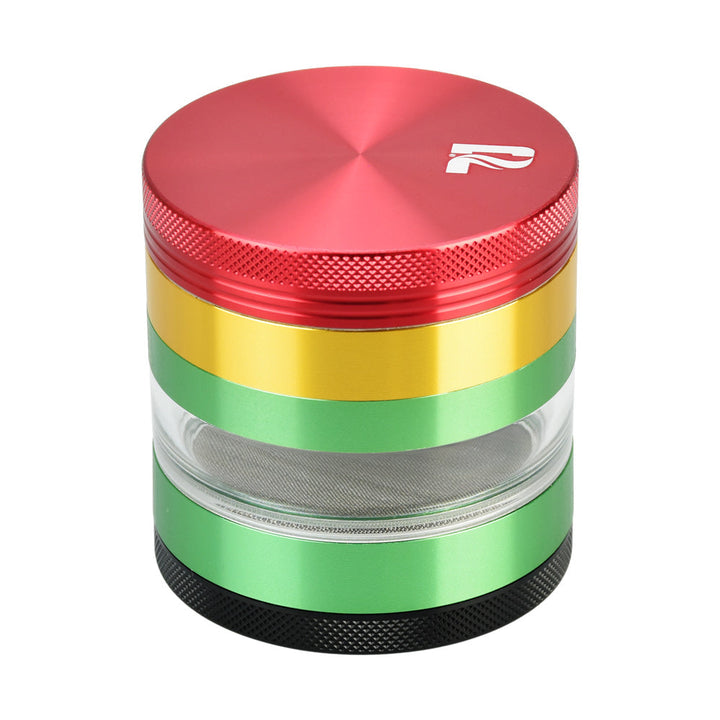 Pulsar 4pc Grinder w/ Solid Top & Window | 2.5 Inch - Headshop.com