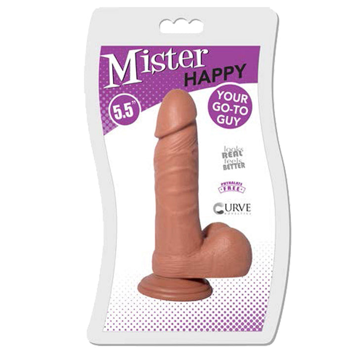 Mister Happy 5.5in Caramel - Headshop.com
