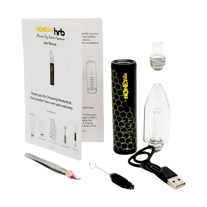 HoneyStick HRB Dry Herb Vaporizer Kit - 1500mAh - Headshop.com