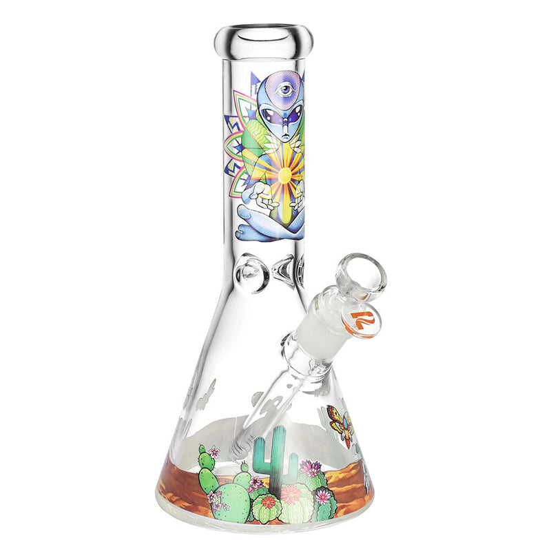 Pulsar Full Wrapped Beaker Water Pipe -10.5"/14mm F/Psychedelic Desert - Headshop.com