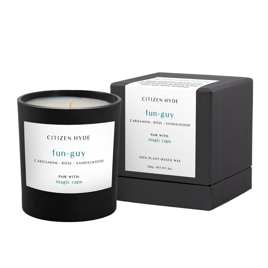 Fun-guy Citizen Hyde Candle, Pair with Magic Caps - Headshop.com