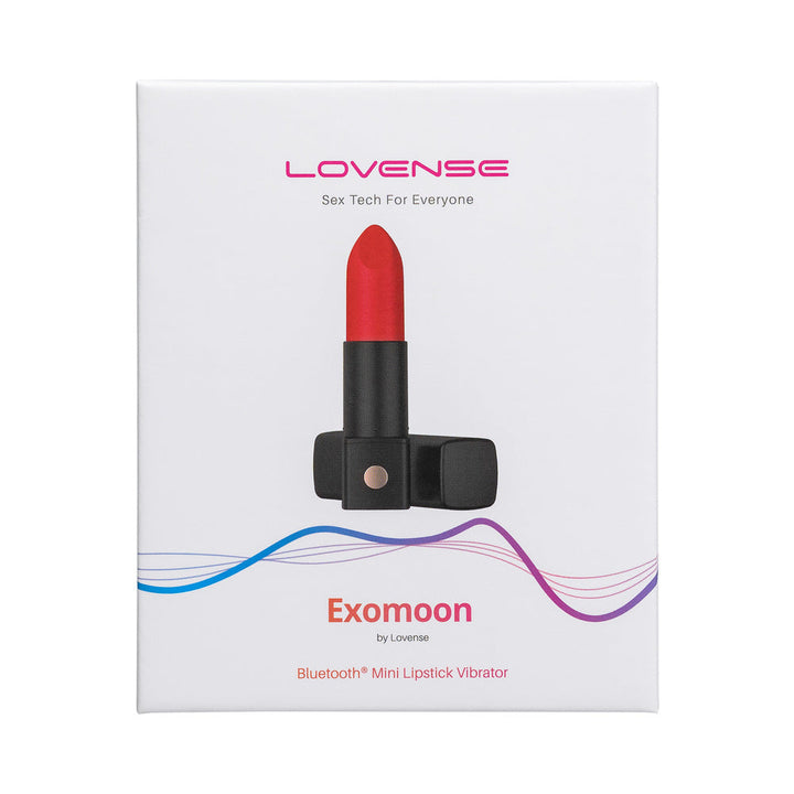 Lovense Exomoon Bluetooth Mini Lipstick Vibrator - Headshop.com