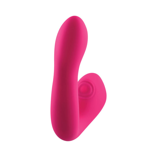 Evolved Buck Wild Rechargeable Silicone Dual Stimulator Pink - Headshop.com