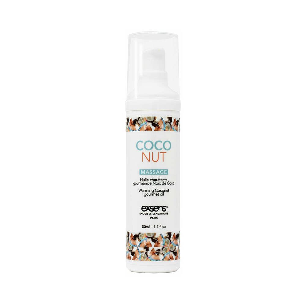 Exsens Warming Massage Oil Coconut 1.7 oz. - Headshop.com