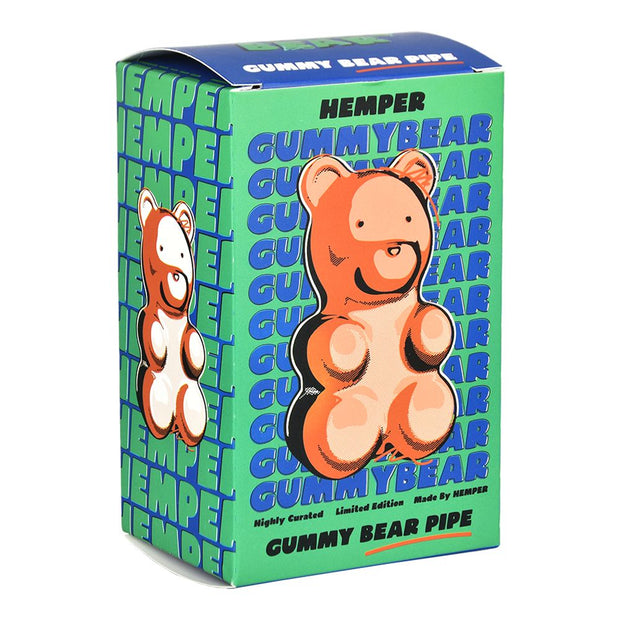 Hemper Gummy Bear Glass Hand Pipe - 3.5" - Headshop.com