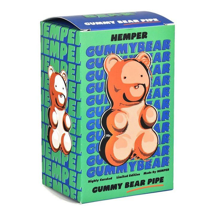 Hemper Gummy Bear Glass Hand Pipe - 3.5" - Headshop.com