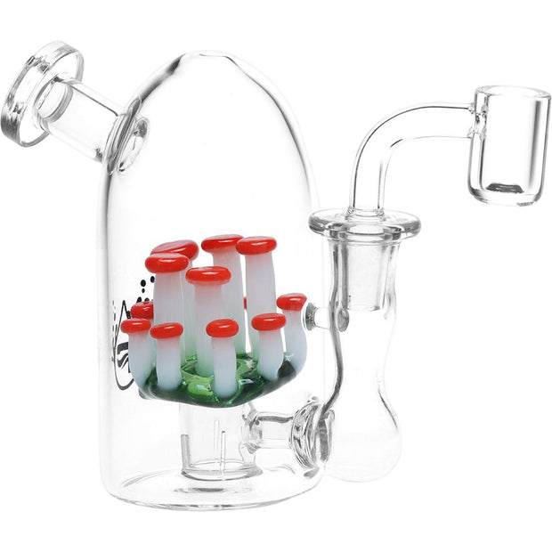 Pulsar There's Not Mushroom Left In Here Mini Glass Dab Rig - 4.75" / 14mm F - Headshop.com