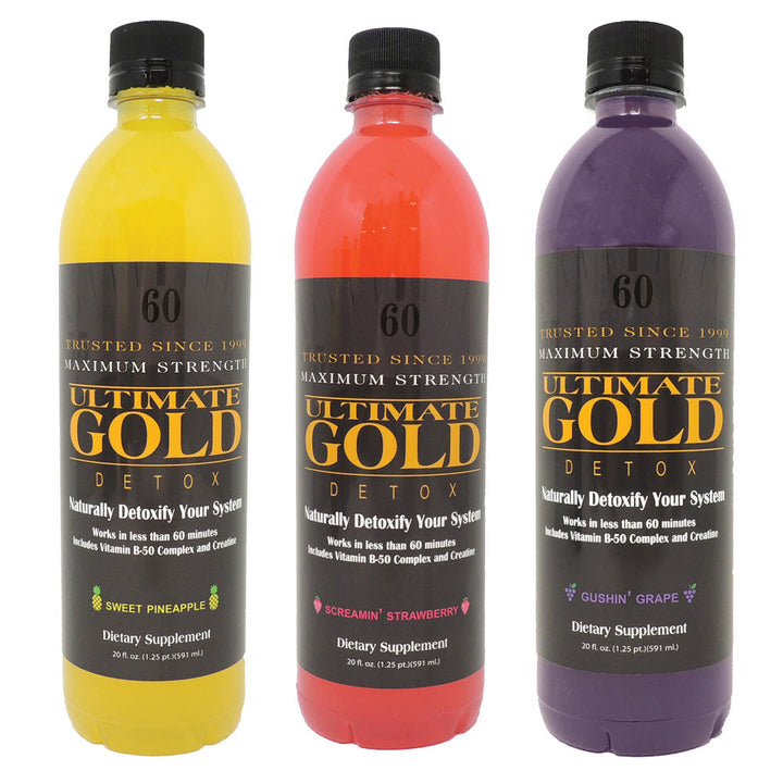 Ultimate Gold Detox Drink - 20oz - Headshop.com