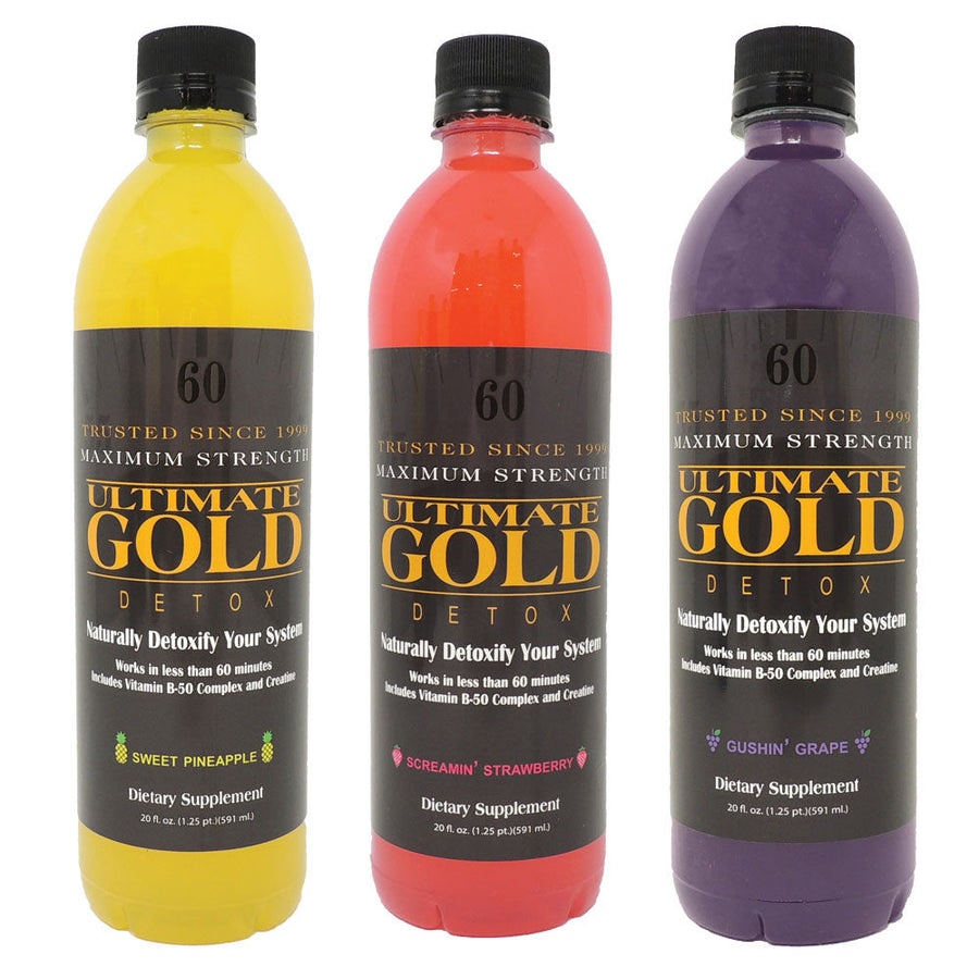 Ultimate Gold Detox Drink - 20oz - Headshop.com