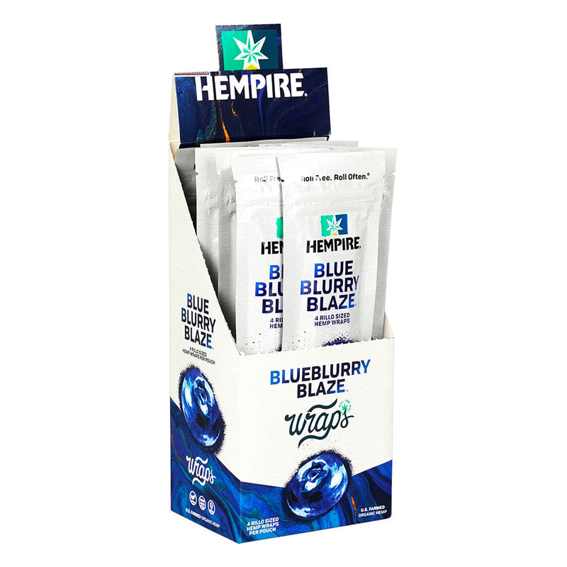 Hempire Hemp Wraps | 4pk | 15pc Display - Headshop.com