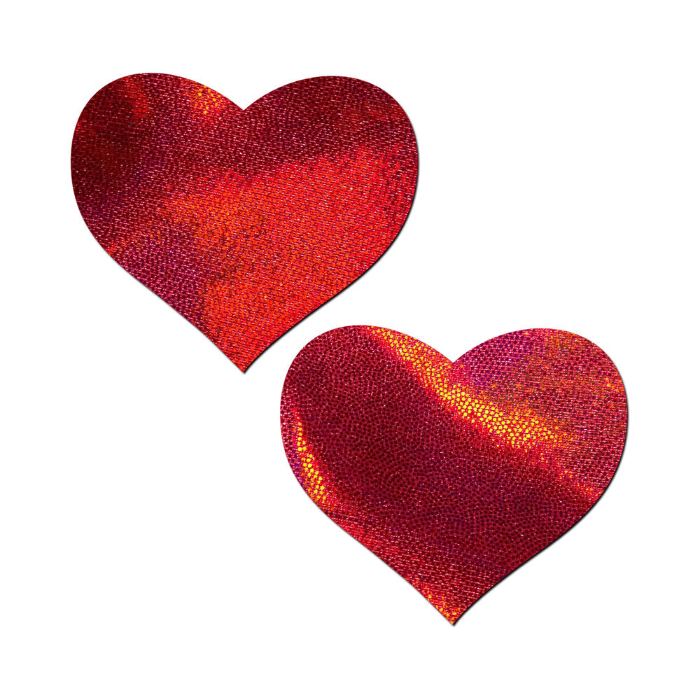 Pastease Love: Liquid Red Heart Nipple Pasties - Headshop.com