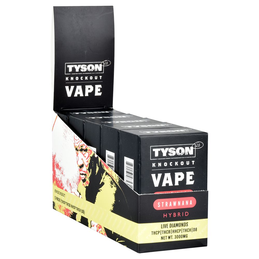 TYSON 2.0 Knockout Live Diamonds Disposable Vape | 3g | 5ct Display - Headshop.com