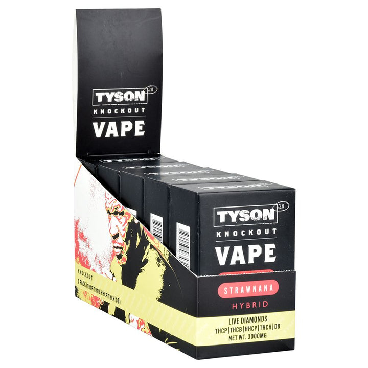 TYSON 2.0 Knockout Live Diamonds Disposable Vape | 3g | 5ct Display - Headshop.com