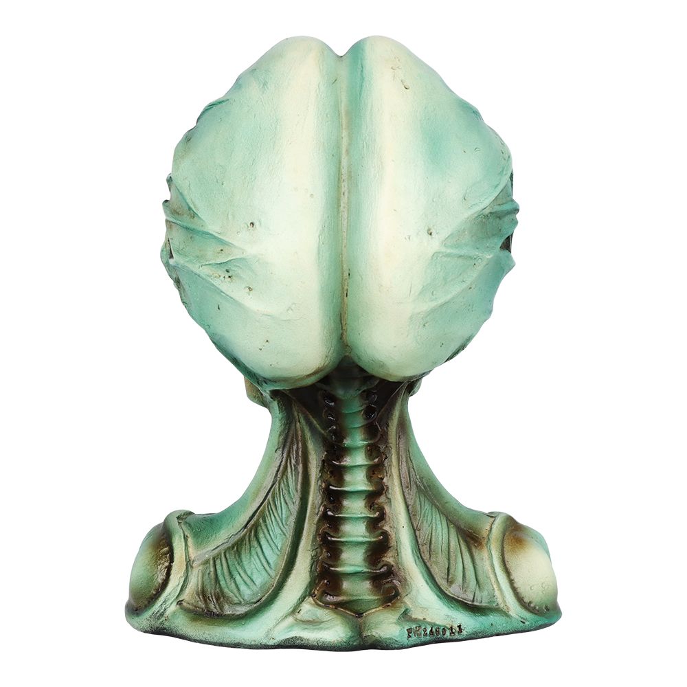 LED Alien Head Polyresin Statue - 8" - Headshop.com