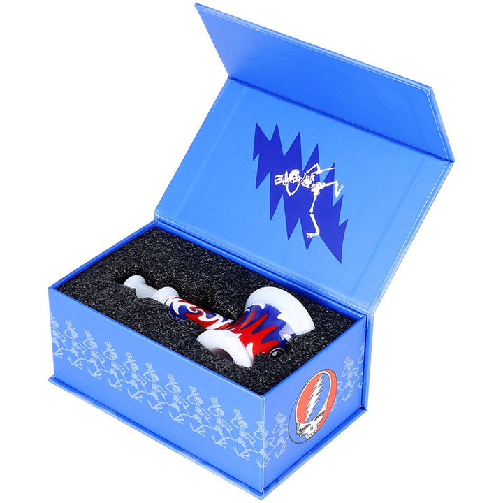 Grateful Dead x Pulsar Bolt Wig Wag Glass Hammer Hand Pipe - 4" - Headshop.com