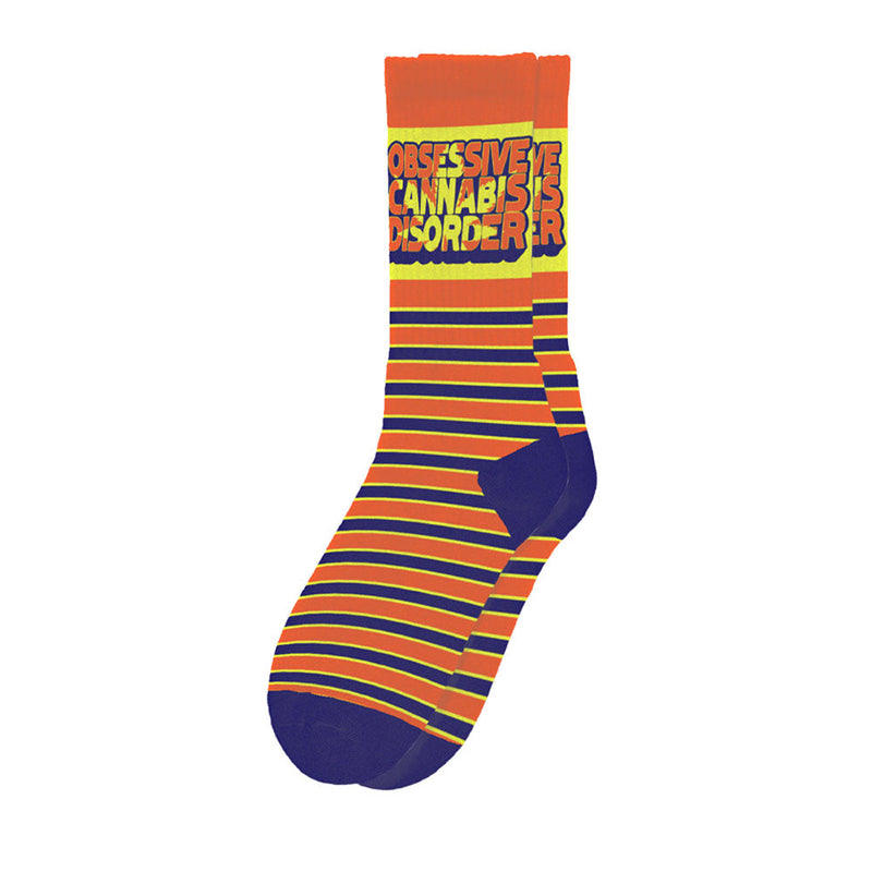 6PK - Blazing Buddies Socks - Obsessive Cannabis Disorder - Headshop.com