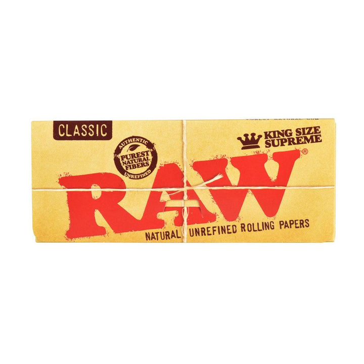 RAW Supreme Natural Rolling Papers | Kingsize - Headshop.com