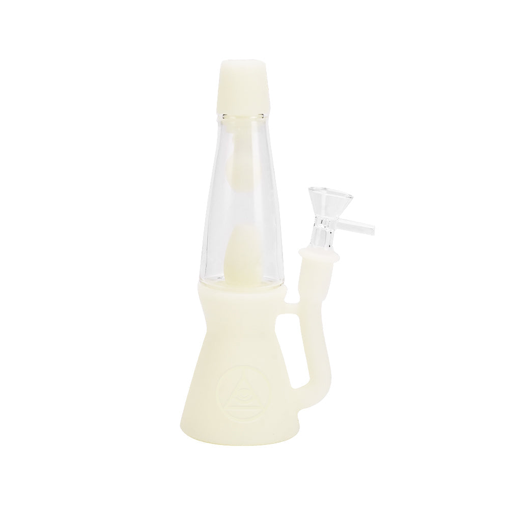 Ritual - 7.5'' Silicone Lava Lamp - UV Titanium White - Headshop.com